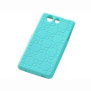 RT-SO02GC14/MA [Xperia Z3 Compact SO-02G専用 シリコンジャケット フラワー ジュエリー ミント]