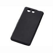 RT-SO02GC1/B [Xperia Z3 Compact SO-02G専用 シリコンジャケット シルキータッチ ホワイト ブラック]
