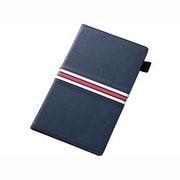 Xperia Z3 Tablet Compact SGP611 SGP612専用 レザージャケット フラップタイプ トリコロール 合皮タイプ ネイビー/レッド・ホワイトライン RT-Z3TCLC4/N