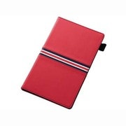 Xperia Z3 Tablet Compact SGP611 SGP612専用 レザージャケット フラップタイプ トリコロール 合皮タイプ レッド/レッド・ネイビーライン RT-Z3TCLC4/R