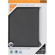 Xperia Z3 Tablet Compact SGP611 SGP612専用 レザージャケット スリム 合皮タイプ ブラック RT-Z3TCSLC1/B