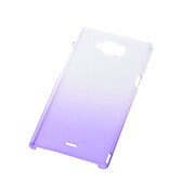 AQUOS ZETA SH-01G SH-02G専用 フレキシブルジャケット ウルトラスリム クリア/バイオレット RT-SH01GTC2/CV