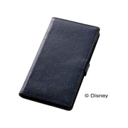 AQUOS ZETA SH-01G SH-02G専用 レザージャケット ディズニー ブックカバータイプ 合皮タイプ ブラック RT-DSH01GB/B