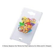 AQUOS ZETA SH-01G SH-02G専用 シェルジャケット ディズニー プー RT-DSH01GD/PO
