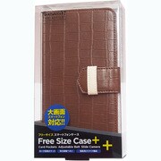 ALL06-14D405-19 [Fantastick Large Free Size Case Leather Dark Brown 全機種対応]