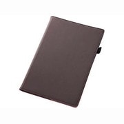 ARROWS Tab F-03G専用 レザージャケット フラップタイプ 合皮タイプ ダークブラウン RT-F03GLC1/DK