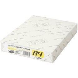 ダイオーマルチカラー A4 イエロー 500枚入 86-435