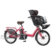 電動アシスト自転車 Angelino petite e(アンジェリーノ プティット e) 3人乗り対応 8.7Ah 20型 内装3段変速 E.チェリーローズ A20L85