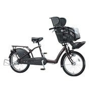 シティサイクル Angelino petite(アンジェリーノ プティット) 3人乗り対応 20型 内装3段変速 T.アンバーブラウン AG20-5