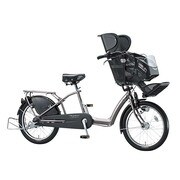 シティサイクル Angelino petite(アンジェリーノ プティット) 3人乗り対応 20型 内装3段変速 T.スノーグレー AG20-5