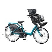 電動アシスト自転車 Angelino e(アンジェリーノ e) 3人乗り対応 前22/後26型 内装3段変速 E.エスニックターコイズ A26L85