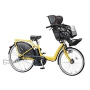電動アシスト自転車 Angelino e(アンジェリーノ e) 3人乗り対応 前22/後26型 内装3段変速 F.スプリングイエロー A26L85