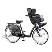 シティサイクル Angelino(アンジェリーノ) 3人乗り対応 前22/後26型 内装3段変速 T.マットカーキ AG26-5