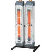 業務用 遠赤外線ヒーター (3相200V・2.0kW) 転倒時電源OFF 首振り機能付 EK-20RM