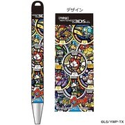ニンテンドーNew3DSLL対応 妖怪ウォッチ タッチペン メダル柄ブラック