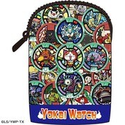 ニンテンドーNew3DSLL対応 ソフトポーチ メダル柄ブルー
