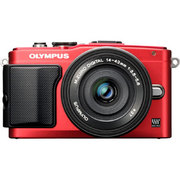 PEN Lite E-PL6 EZレンズキット [ボディ+「M.ZUIKO DIGITAL ED 14-42mm F3.5-5.6 EZ」 レッド]
