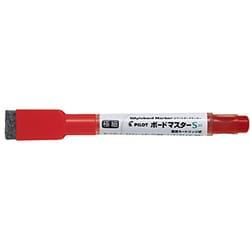 ボードマスターS 極細 イレーザー付 0.8mm レッド WMBSE-15EF-R