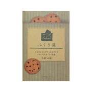 34440006 ふくろ箋（S） 縦 クラフト クッキー柄