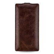 CBR-SYD5803AAEACB [BONRONI Premium Leather Case for Xperia Z3 Compact Flip 濃茶]