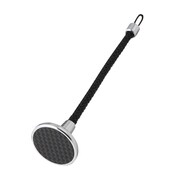 DFR-CA03SV [Finger Trumpet Style Strap Aluminum+Carbon アルミニウム製フィンガーストラップ シルバー/ブラックカーボンプレート]