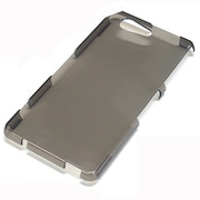 1266Z3COM [Xperia Z3 Compact SO-02G専用 ハードケース 液晶保護フィルム付 クリアブラック]
