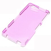 1267Z3COM [Xperia Z3 Compact SO-02G専用 ハードケース 液晶保護フィルム付 クリアピンク]