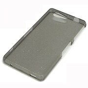 1426Z3COM [Xperia Z3 Compact SO-02G専用 イージーハードケース 液晶保護フィルム付 ラメ クリアブラック]