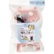 猫キックまくら またたび1g付 水玉ピンク [猫おもちゃ またたび ぬいぐるみ]