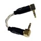 3.5mm 11.4cm 両端L型3.5mm MINI TO MINIケーブル 11.4cm RIGHT ANGLE INTERCONNECT