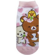 RKSOC472 [キャラックス リラックマ 泡 レディースソックス WH×PK 22～24cm]