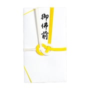 仏金封 黄白7本斜折御佛前 P3キ-323