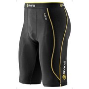 J60052002D-BKYL-XL [A200 メンズハーフタイツ ブラック×イエロー サイズXL]