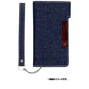 TR-FNXPZ3C-DM [Flip Note Case for Xperia Z3 Compact 横開きフリップ（ストラップ・ポケット） デニム]