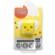 キャラキューブ USBポート AC充電器 ぴょこふぁみりー・長女 CU-CH-04