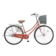 シティサイクル NOLKOG（ノルコグ） W型 点灯虫 26型 内装3段変速 P.Xソフトオレンジ NW63T4