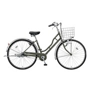 シティサイクル NOLKOG（ノルコグ） H型 ダイナモランプ 27型 変速なし T.Xマットカーキ NH704
