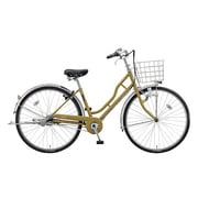 シティサイクル NOLKOG（ノルコグ） H型 点灯虫 27型 内装3段変速 T.Xクラシックマスタード NH73T4
