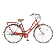 シティサイクル NOLKOG(ノルコグ) Hクラシック型 砲弾型点灯虫 27型 内装3段変速 E.Xフレッシュレッド NC73T4