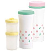 保冷離乳食ケース＆ケータイマグ ピンクドット JBL200-PD