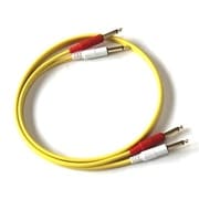 PHONE-PHONEケーブル 標準プラグ×2-標準プラグ×2 1.0m 黄 2PP-1M-YLW