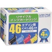 リサイクルインク エプソン IC4CL46対応 4色パック SHRE-IC4CL46