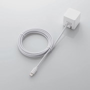 Lightning AC充電器 1.0A出力 ケーブル一体 1.5m ホワイト LPA-ACLAC15AVWH