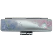 和偲(わさい) 印鑑ケース シルバー 紫陽花 TSK-75513