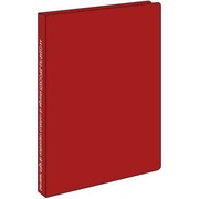A4クリアファイル20 ダークレッド SLD-71-11