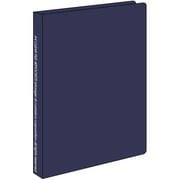 A4クリアファイル40 ダークブルー SLD-72-15