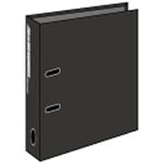A4レバーファイル75 ブラック SLD2-00-02