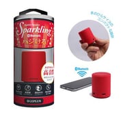 Bluetooth ワイヤレスモバイルスピーカー Sparkling レッド LP-SPBT01RD