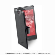 BOOK UNI スマホユニバーサルケース 4.3インチ 黒 [BOOK UNI スマホユニバーサルケース 4.3インチ 黒]