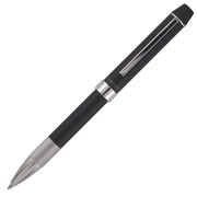 メタリノフィット 2色(黒・赤)油性ボールペン 0.7mm+シャープペンシル 0.5mm ブラック 16-0219-220
